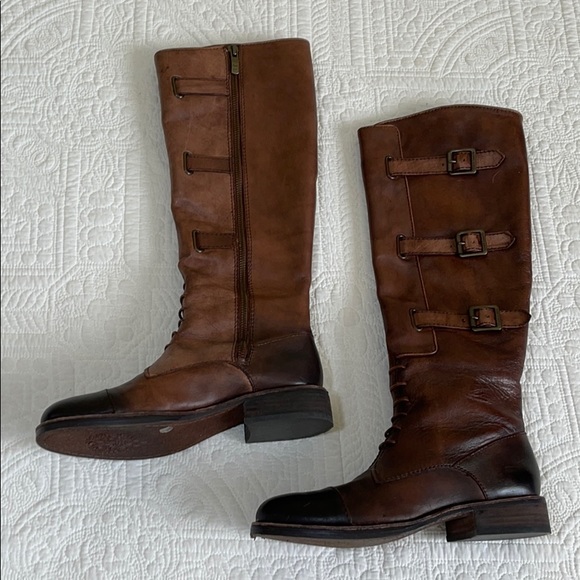 Vince Camuto Fenton Triple Buckle Boots Two Tone main image 16